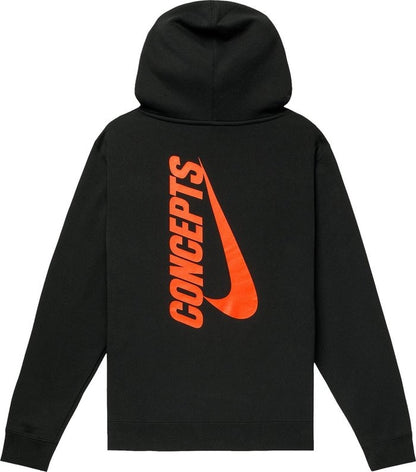 Nike SB x Concepts Hoodie Black Orange