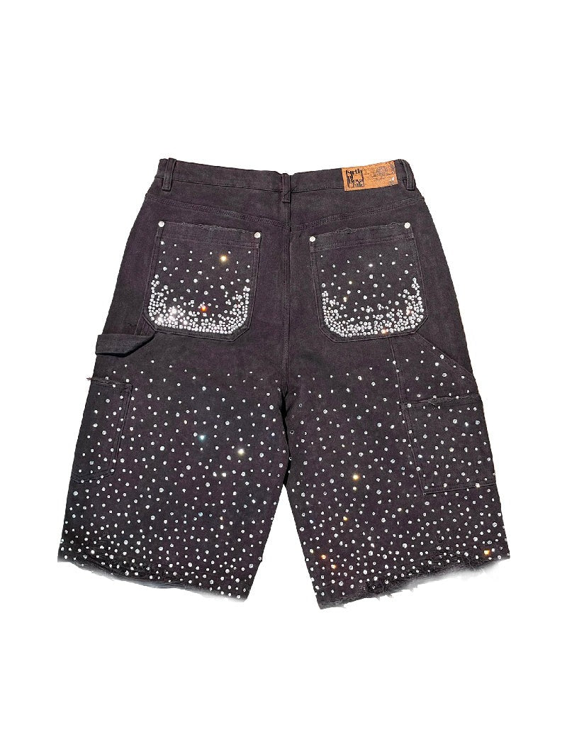 Birth Of Royal Child Redial 20k Diamond Shorts Washed Black