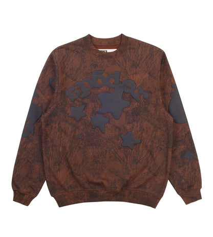 Sp5der Beluga Real Tree Camo Crewneck Brown (Complexcon Exclusive)