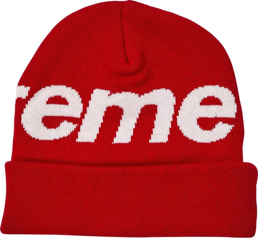 Supreme Big Logo Beanie Beanie (FW23) Red