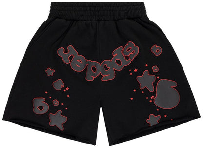 Sp5der Beluga Outline Sweatshort 'Black'