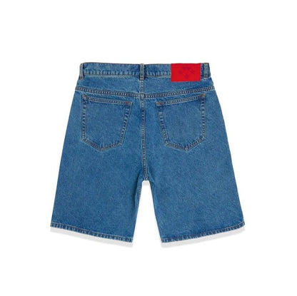 Sp5der OG Logo Denim Short Blue Denim