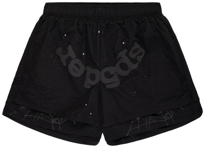 Sp5der OG Web Double Layer Short Black