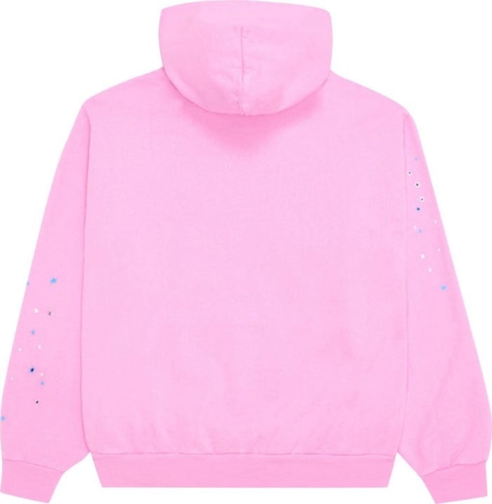 Sp5der OG Web Hoodie Pink