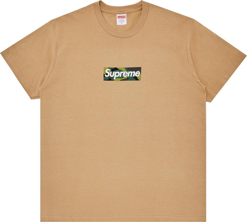 Supreme Box Logo Tee (FW23) Khaki