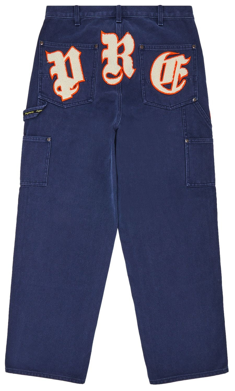 Supreme Old English Canvas Double Knee Painter Pant Navy