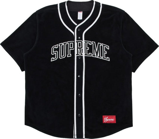 Supreme Polartec Baseball Jersey Black