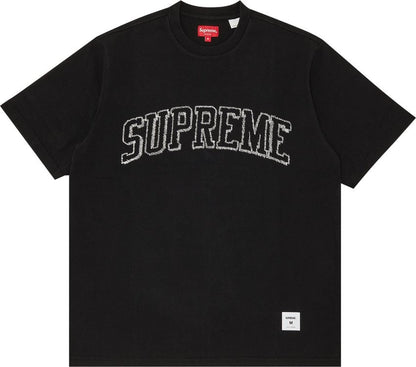 Supreme Sketch Embroidered S/S Top Black