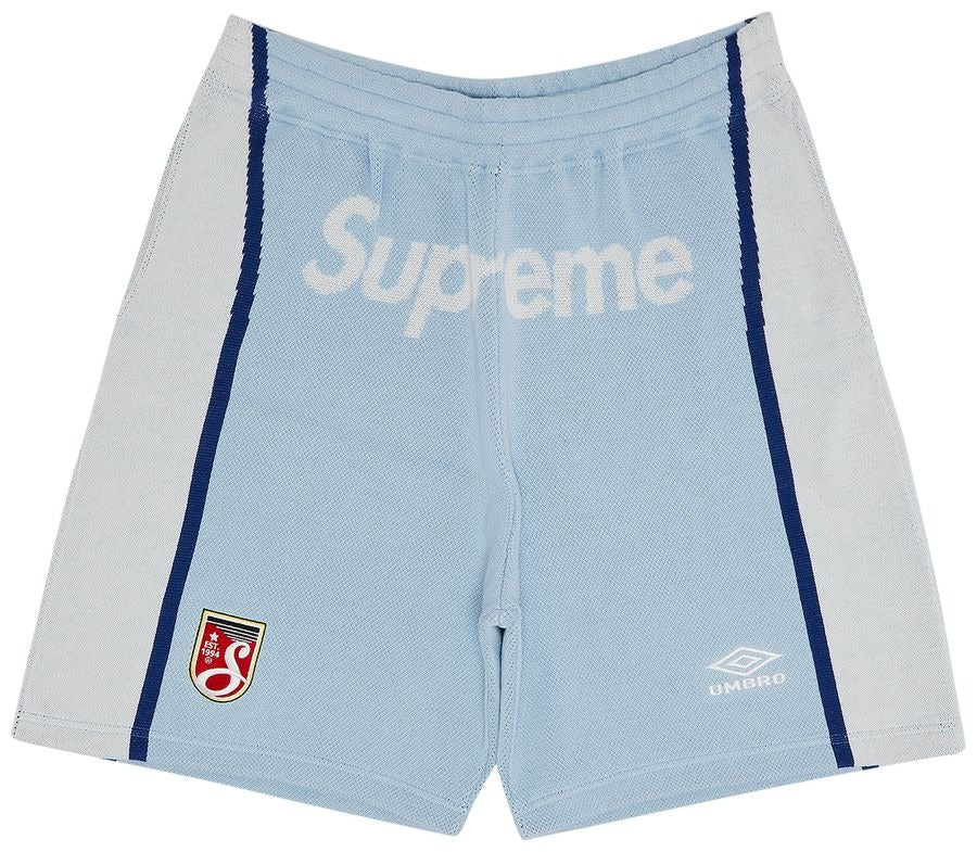 Supreme Umbro Knit Soccer Short Blue