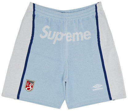 Supreme Umbro Knit Soccer Short Blue