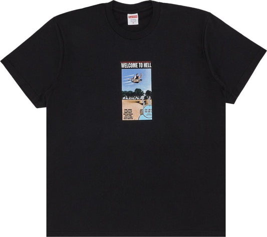 Supreme Toy Machine Welcome To Hell Tee Black