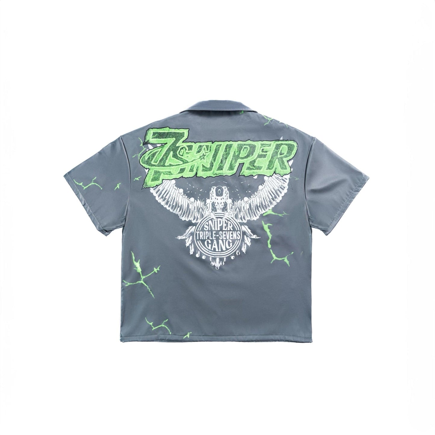 SNIPER GANG x TRIPLE SEVENS 7SNIPER Button Up Shirt