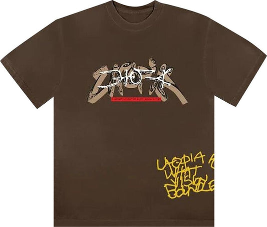 Travis Scott Utopia I Tee Brown