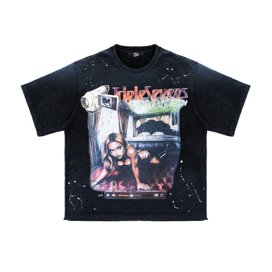 Triple Sevens Filmstar Tee Black