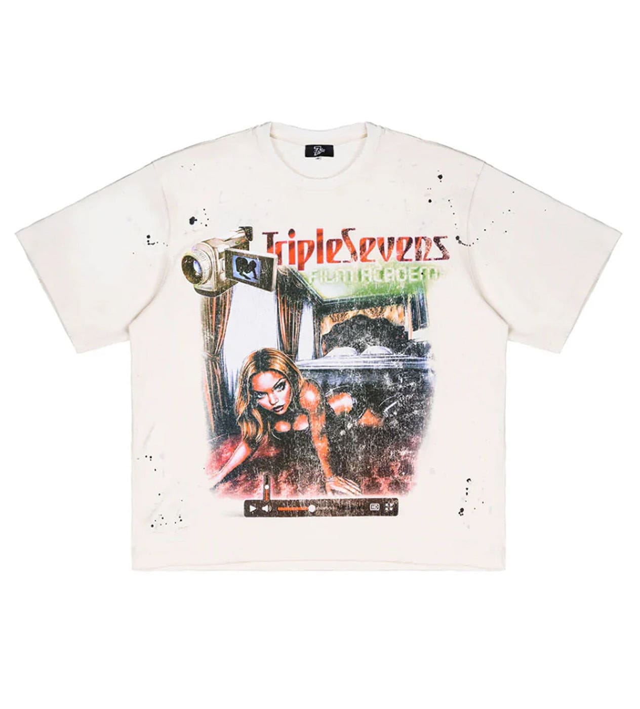 Triple Sevens Filmstar Tee White