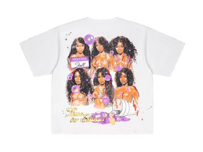 Triple Sevens Wash and Go Tee White