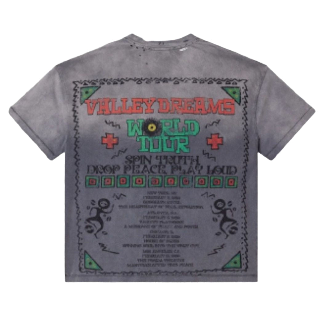 Vale Forever Faded Chaos Bling Tee Grey