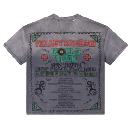 Vale Forever Faded Chaos Bling Tee Grey