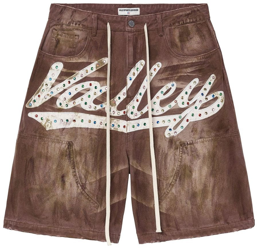 Vale Forever M&M Jorts Brown