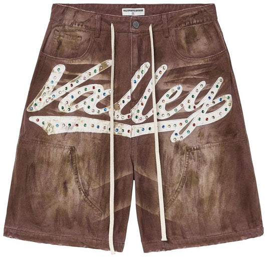 Vale Forever M&M Jorts Brown