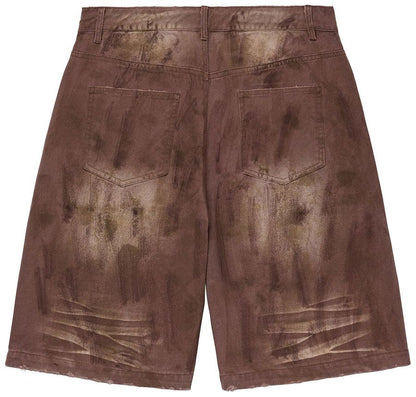 Vale Forever M&M Jorts Brown