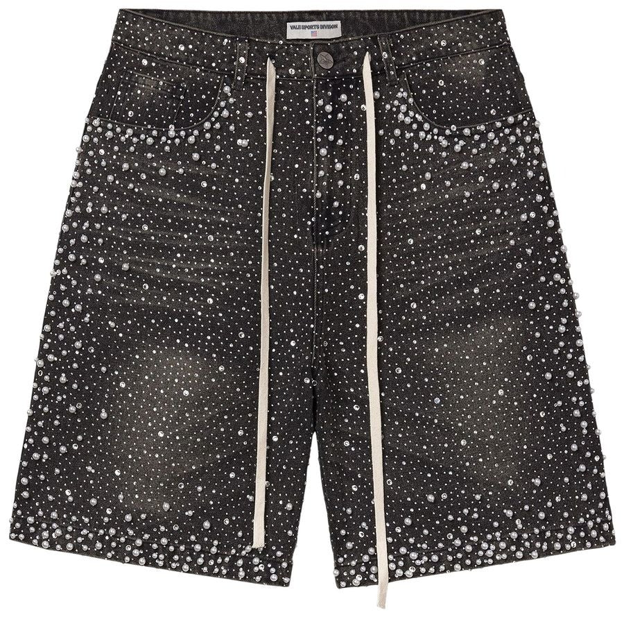 Vale Forever Rainstorm Jorts Black