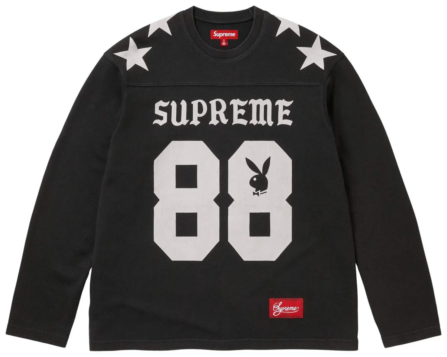 Supreme Playboy L/S Football Top Black