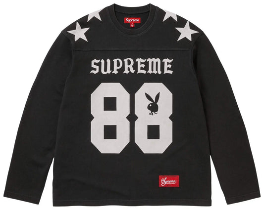 Supreme Playboy L/S Football Top Black