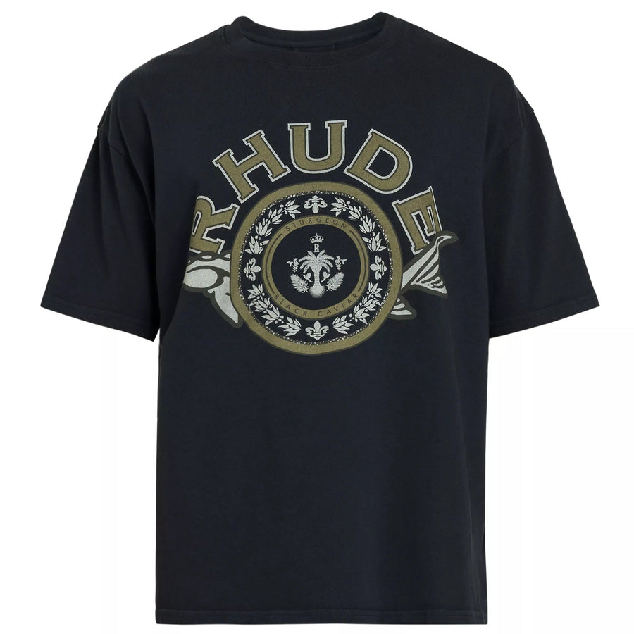 Rhude 'Black Caviar' T-Shirt Black