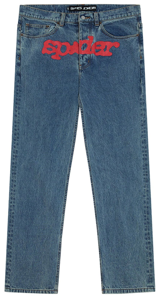Sp5der V3 Indigo Denim Light Wash Denim