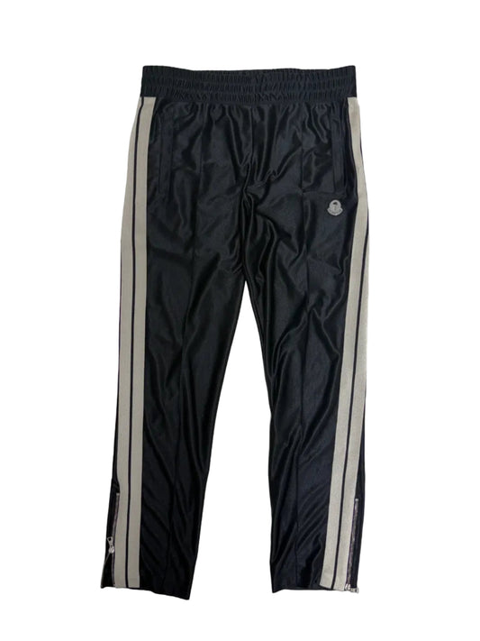 Moncler Genius x Palm Angels Shiny Track Pants Black (PREOWNED)
