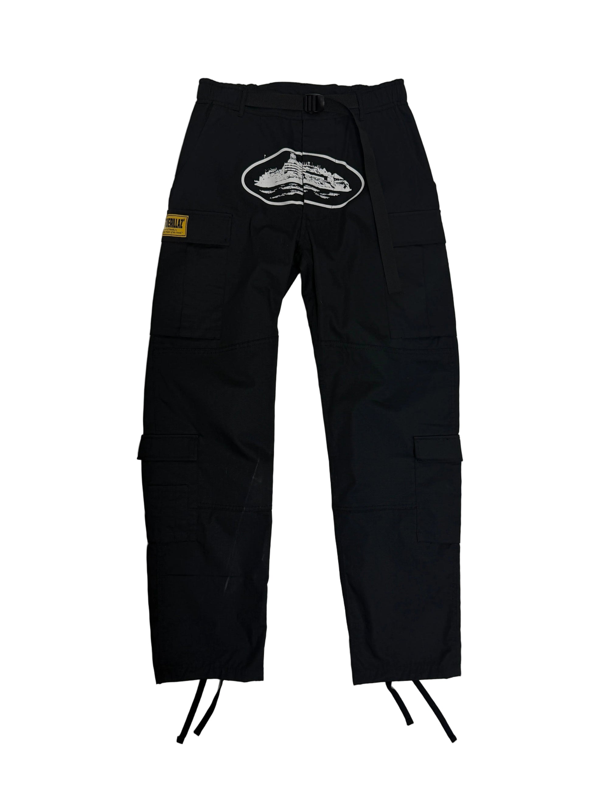 Corteiz 5 Starz Special Edition Guerillaz* Cargo Pant 'Black' (PREOWNED)