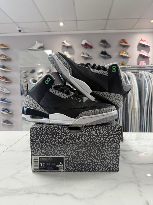 Jordan 3 Retro Green Glow