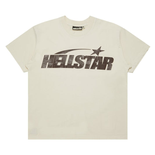 Hellstar Classic T-shirt (Gel Print) White/Brown