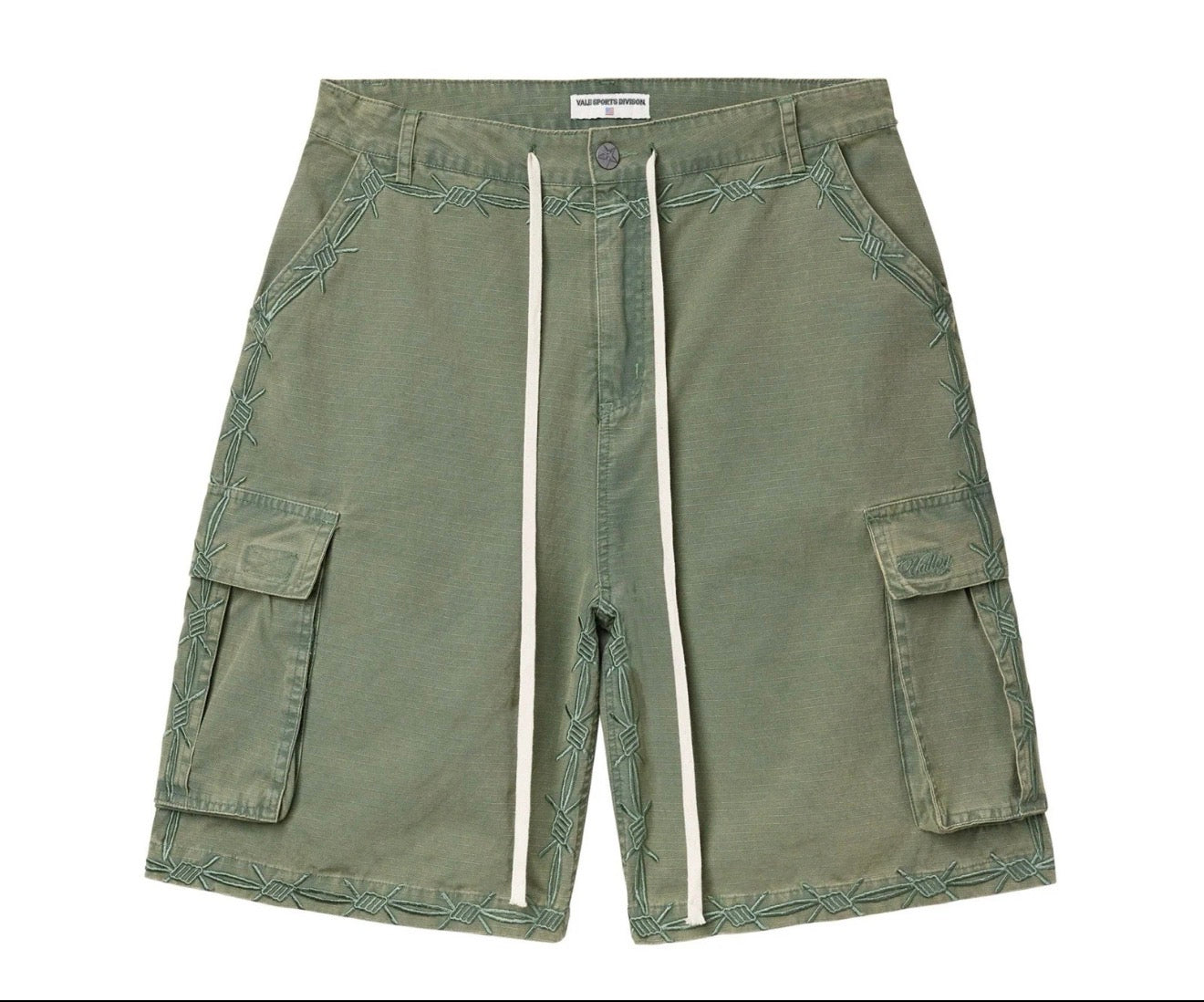 Vale Forever Olive Cargo Jorts