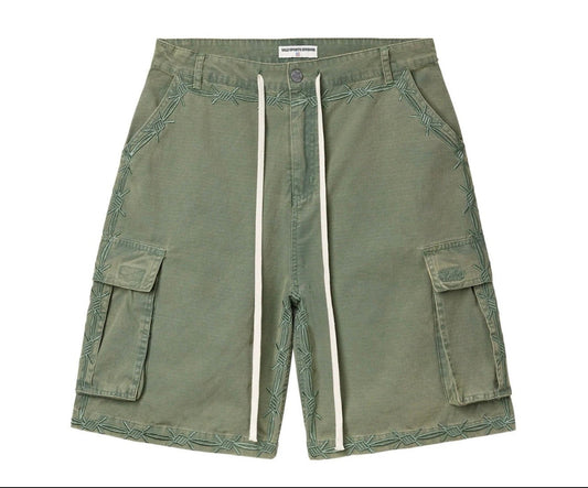 Vale Forever Olive Cargo Jorts