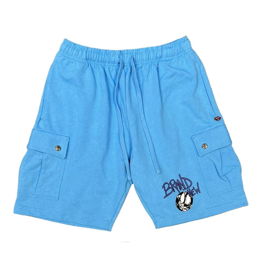 Chrome Hearts Matty Boy Brain New Cargo Shorts 'Baby Blue'