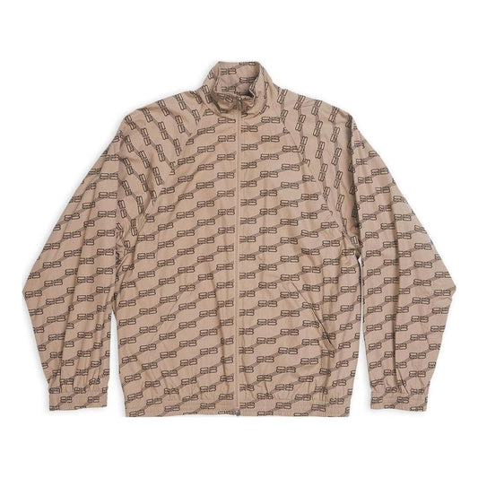Balenciaga BB Monogram Tracksuit Jacket Unifit 'Beige Brown'