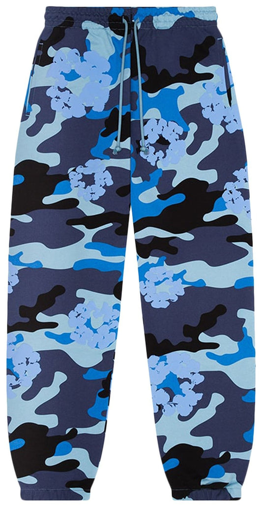 Denim Tears The Cotton Wreath Sweatpant Blue Camo