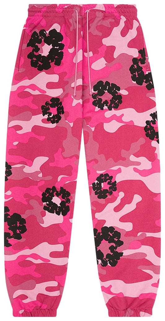 Denim Tears The Cotton Wreath Sweatpant Pink Camo