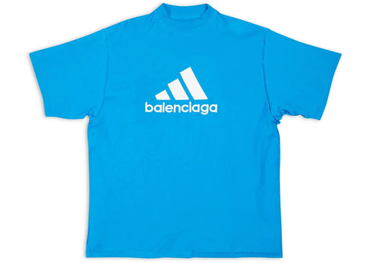 Balenciaga x adidas Oversized T-Shirt Blue