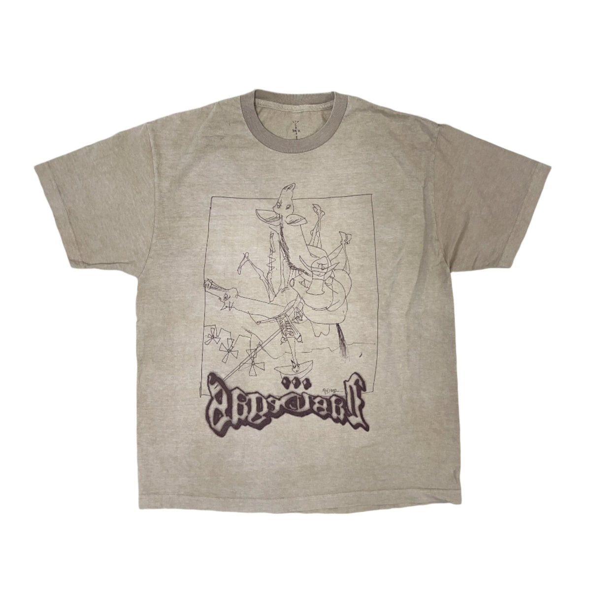 Travis Scott x Complexcon Live From Vegas Tee Beige