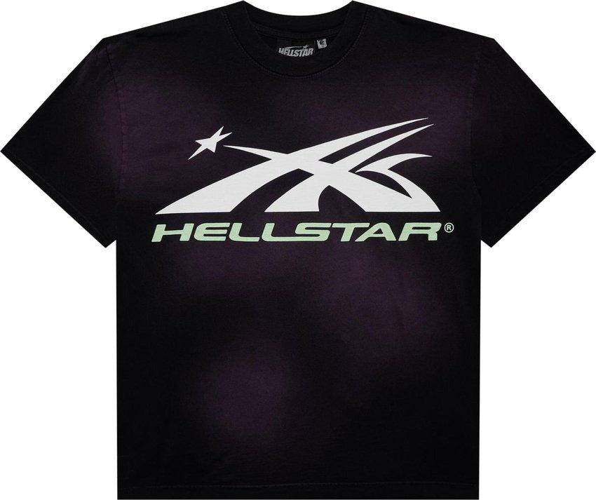 Hellstar Glow in the Dark Sports Logo T-Shirt Purple