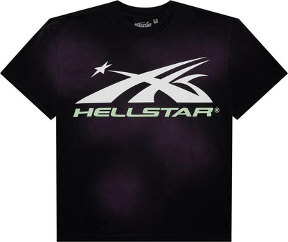 Hellstar Glow in the Dark Sports Logo T-Shirt Purple