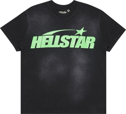 Hellstar Classic T-shirt (Gel Print) Black/Green