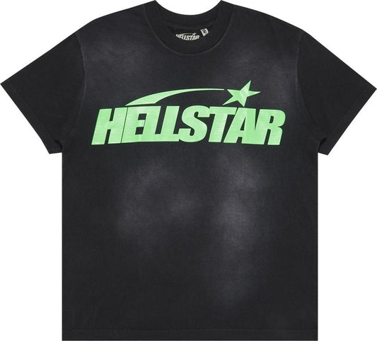 Hellstar Classic T-shirt (Gel Print) Black/Green