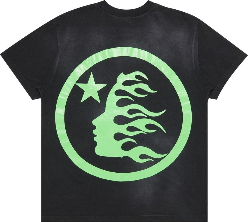 Hellstar Classic T-shirt (Gel Print) Black/Green