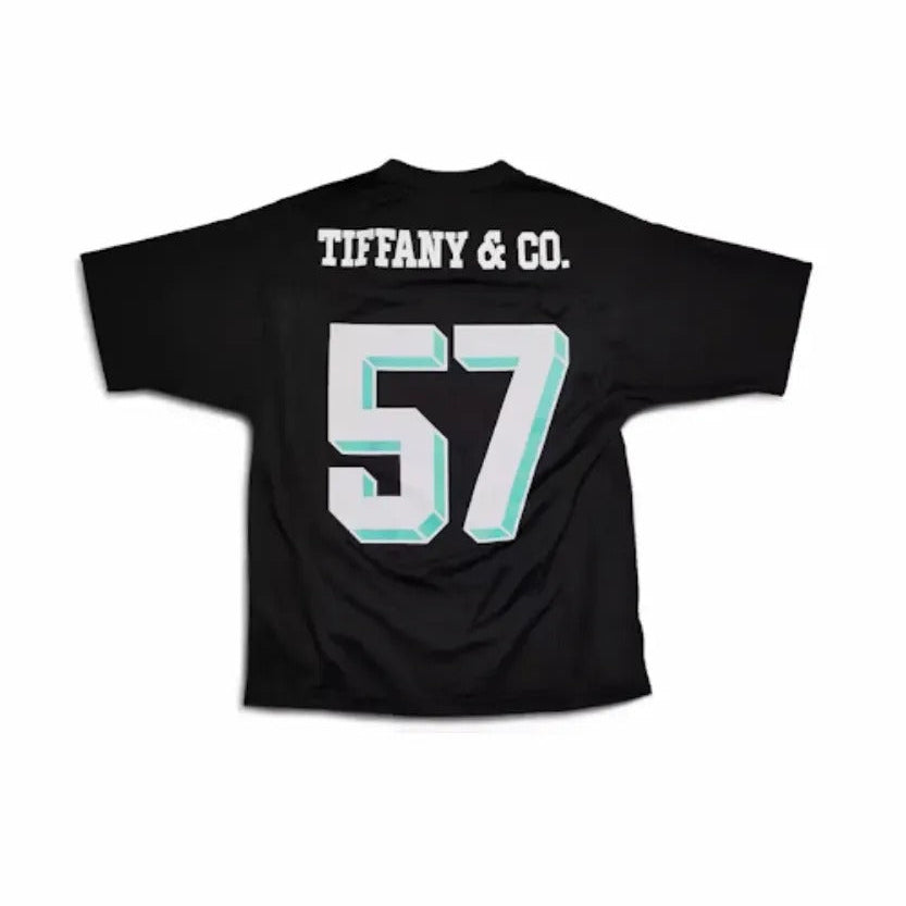 Tiffany & Co. x NFL x Mitchell & Ness Football Jersey Black/Tiffany Blue