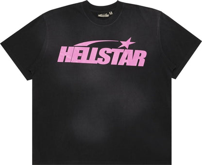 Hellstar Classic T-shirt (Gel Print) Black/Pink