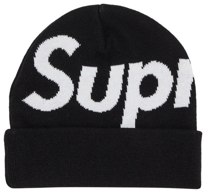 Supreme Big Logo Beanie (FW24) Black